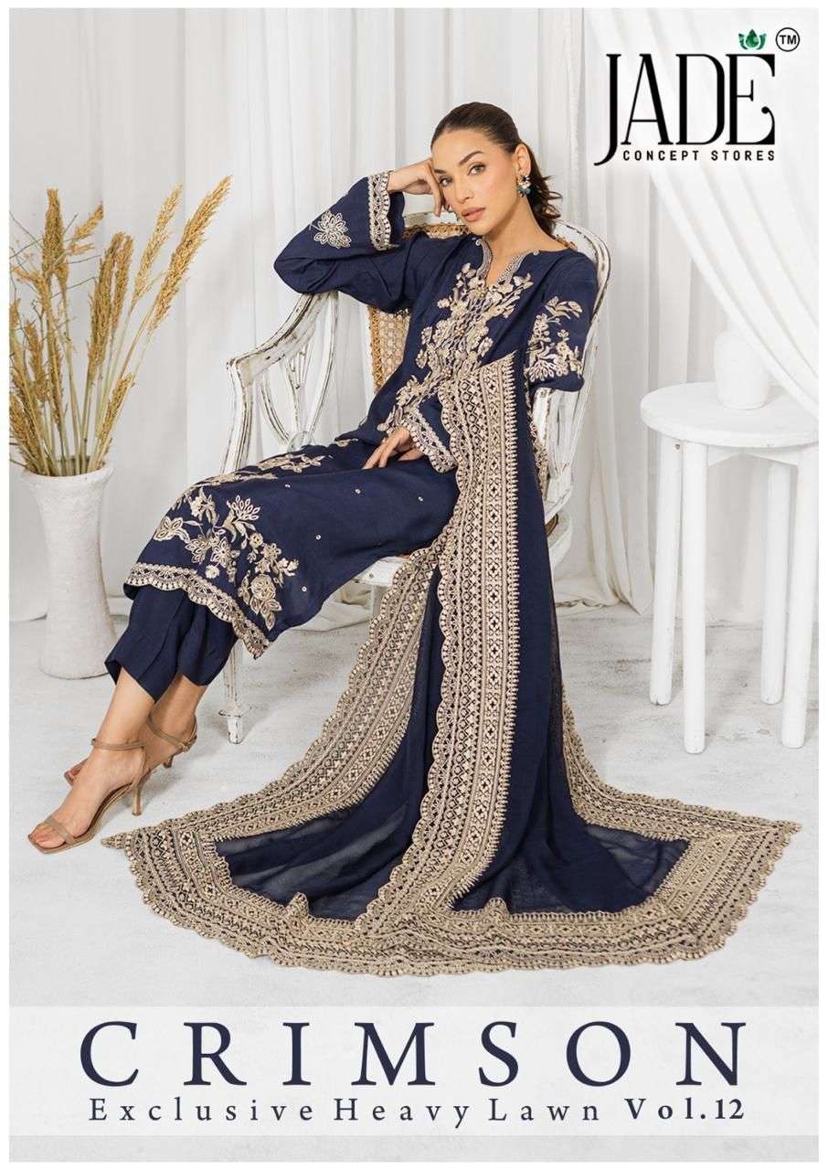 CRIMSON EXCLUSIVE HEAVY LAWN COLLECTION VOL 12 by JADE